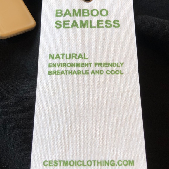 C’est Moi bamboo seamless 3/4 leggings - Picture 2 of 4